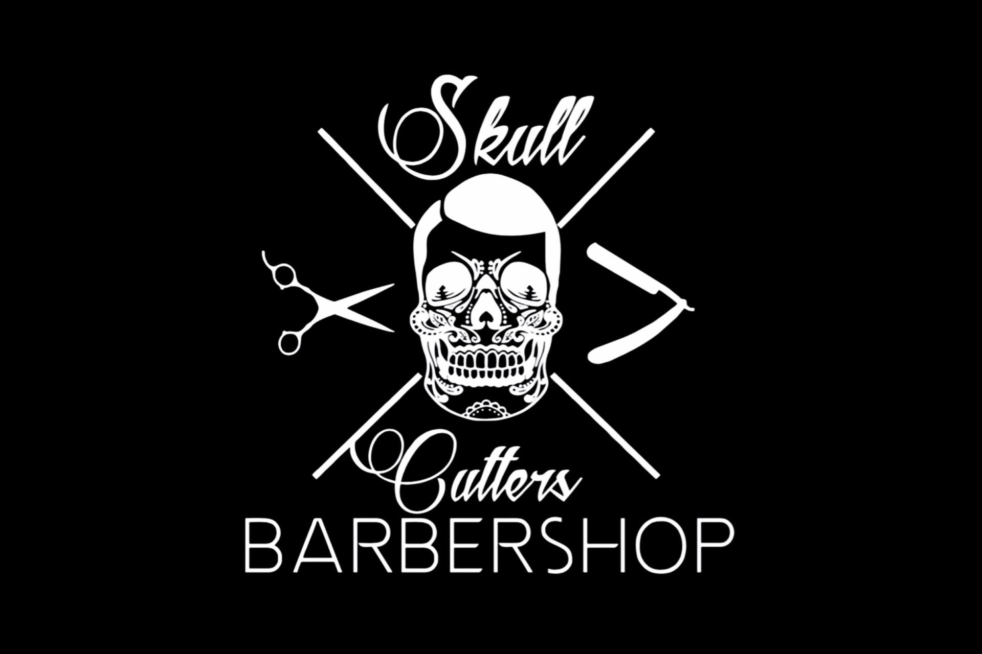 Skull Cutters Barbershop Logo